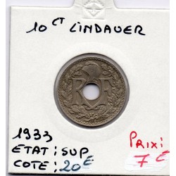 10 centimes Lindauer 1933 Sup, France pièce de monnaie