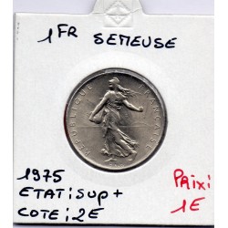 1 franc Semeuse Nickel 1975 Sup+, France pièce de monnaie
