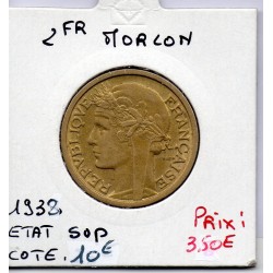 2 francs Morlon 1938 Sup, France pièce de monnaie