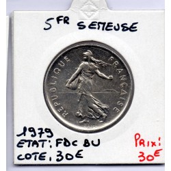 5 francs Semeuse Cupronickel 1979 FDC BU, France pièce de monnaie