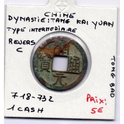 Dynastie Tang, Kai Yuan Tong Bao 2eme Type 718-732 TB, Hartill 14.4c pièce de monnaie