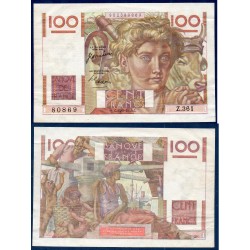 100 Francs Jeune Paysan TTB 24.8.1950 Billet de la banque de France