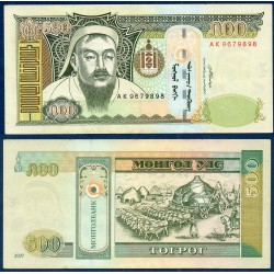 Mongolie Pick N°66b, Billet de Banque de 500 Togrog 2007