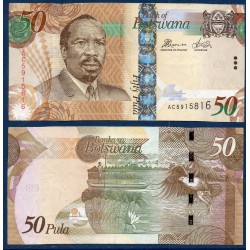 Botswana Pick N°32c Billet de banque de 50 Pula 2014