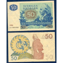 Suède Pick N°53d, Billet de banque de 50 Kronor 1982-1990