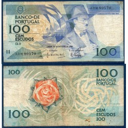 Portugal Pick N°179a, TB Billet de banque de 100 Escudos 1986