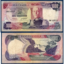 Angola Pick N°103, TB Billet de banque de 1000 Escudos 1972