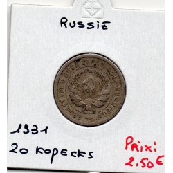Russie 20 Kopecks 1931 TTB, KM Y97 pièce de monnaie