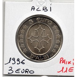 3 Euro Albi 1996 pieces de monnaie € des villes