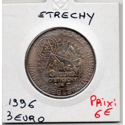 3 Euro d' Etrechy 1996 piece de monnaie € des villes