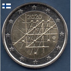 2 euros commémoratives Finlande 2020 Université de turku pieces de monnaie €