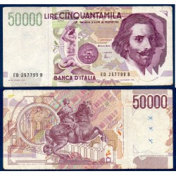 Italie Pick N°116c, Billet de banque de 50000 Lire 1997-1999