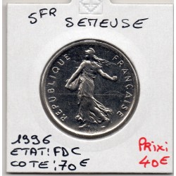 5 francs Semeuse Cupronickel 1996 FDC, France pièce de monnaie