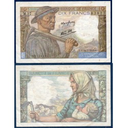 10 Francs Mineur TTB 14.1.1943 Billet de la banque de France