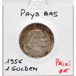 Pays Bas 1 Gulden 1956 Spl, KM 184 pièce de monnaie