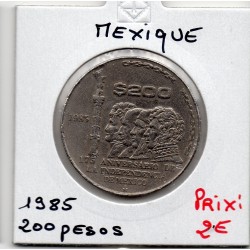 Mexique 200 Pesos 1985 Sup, KM 509 pièce de monnaie