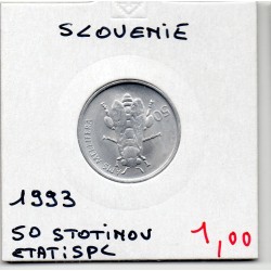 Slovénie 50 Stotinov 1993 Spl, KM 3 pièce de monnaie