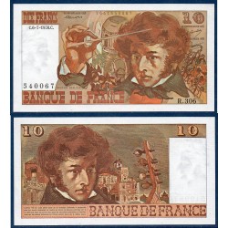 10F Francs Berlioz SPL 6.7.1978 Billet de la banque de France