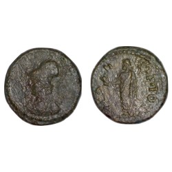 lydie, Tripolis Pseudo autonome ae20 Cuivre (117-192) Athena et Zeus