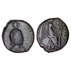 AE4 Aelia Eudoxia (402-404), RIC 101 sear 20892 atelier Constantinople