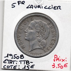 5 francs Lavrillier 1950 B Beaumont TTB-, France pièce de monnaie