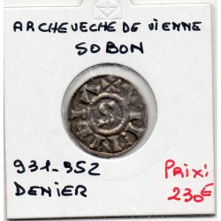 Dauphiné, Arcevêché de Vienne, Sobon (931-952) Denier