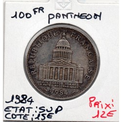 100 francs Panthéon 1984 Sup, France pièce de monnaie