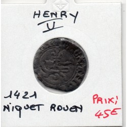 Niquet Henri V de Lancastre (1415-1422) pièce de monnaie royale