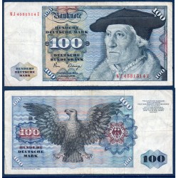 Allemagne RFA Pick N°34d, Billet de banque de 100 Mark 1980