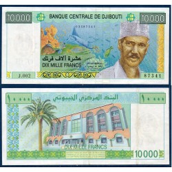 Djibouti Pick N°45, TTB Billet de banque de 10000 Francs 2009