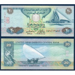 Emirats Arabes Unis Pick N°28c, Billet de banque de 20 dirhams 2015