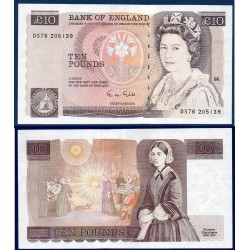 Grande Bretagne Pick N°379e, Sup Billet de banque de 10 Pound 1988-1991