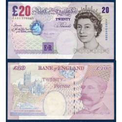 Grande Bretagne Pick N°390a, Billet de banque de 20 livres 1999