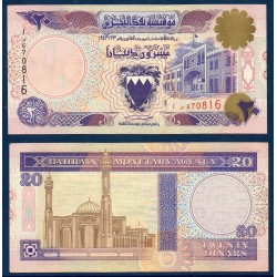 bahreïn Pick N°16x, Billet de banque de 20 Dinar 1973