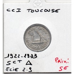5 centimes Toulouse de la chambre de commerce 1922-1933 pièce de monnaie