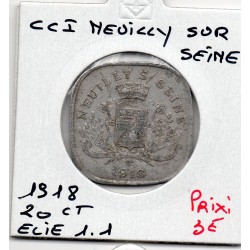 10 centimes Neuilly sur Seine de la chambre de commerce 1918 pièce de monnaie