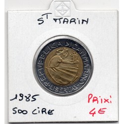 Saint Marin 500 lire 1985 Sup+, KM 181 pièce de monnaie