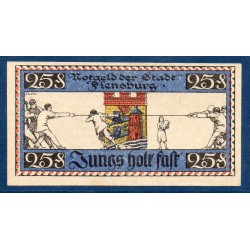 Flensburg Notgeld 25 pfennig, 16.1.1920 369.3a