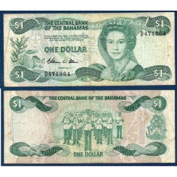 Bahamas Pick N°43a, TB Billet de banque de 1 dollar 1984