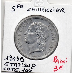 5 francs Lavrillier 1949 B Beaumont Sup, France pièce de monnaie