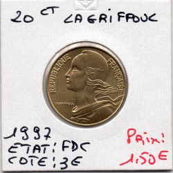 20 centimes Lagriffoul 1997 FDC, France pièce de monnaie
