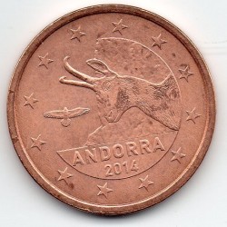 Pièce de 5 centimes d'Euro Andorre