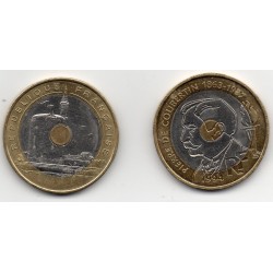 paire 20 francs Jeux méditerranéens et coubertin 1993 1994 Sup, France pièce de monnaie