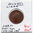 Liard 1789 M Toulouse Louis XVI SPL pièce de monnaie royale