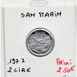 Saint Marin 2 lire 1977 FDC, KM 64 pièce de monnaie