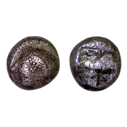 Ionie, Phocée phokaia diobole (-521 à -478) Femme casquée