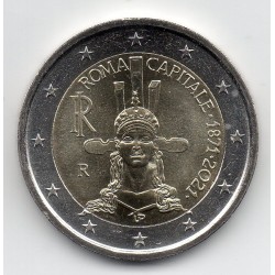 2 euro commémorative Italie 2021 Rome capitale pièce de monnaie €
