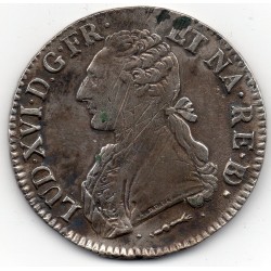 Ecu aux branches de Bearn 1786 pau Louis XVI pièce de monnaie royale
