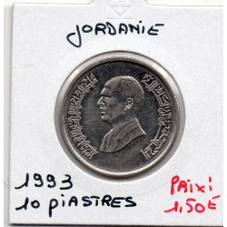 Jordanie 10 Piastres 1414 AH - 1993 Sup, KM 55 pièce de monnaie