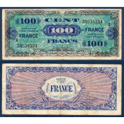 100F France série 4 TB 1945 Billet du trésor Central